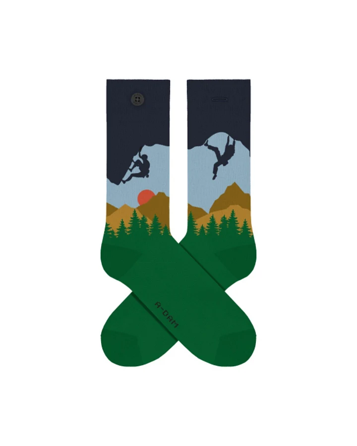 Socken Casual Climbing Rock Int Blau