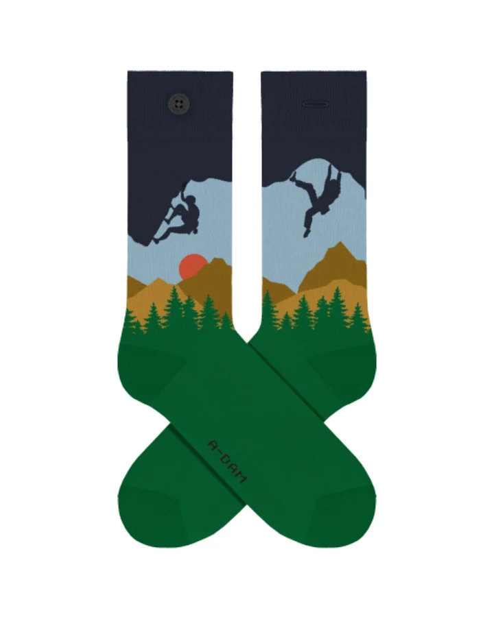 Socken Casual Climbing Rock Int Blau