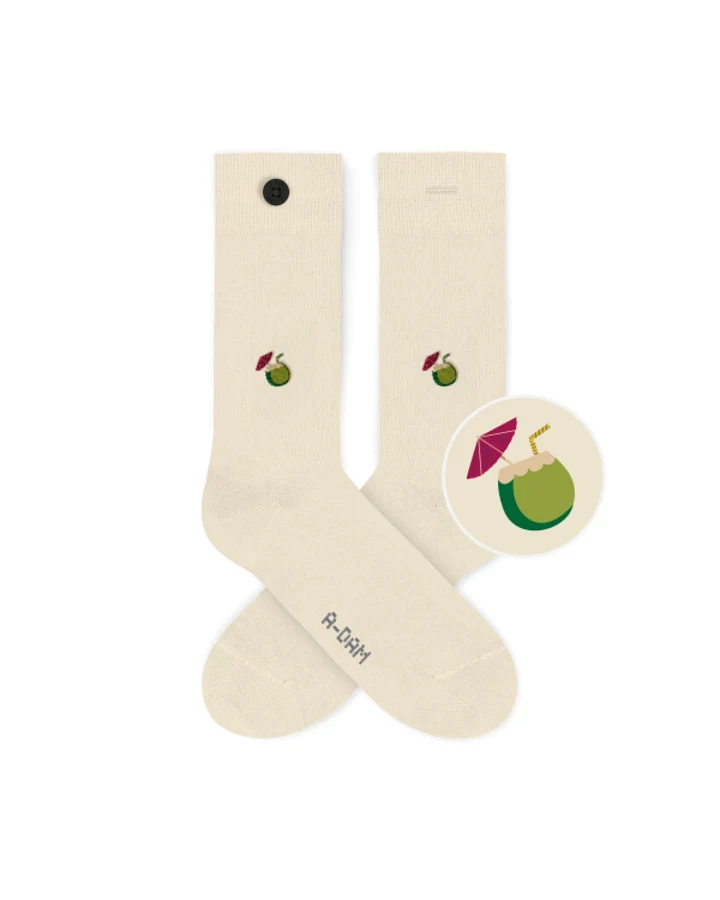 Socken Casual Coconut Off White