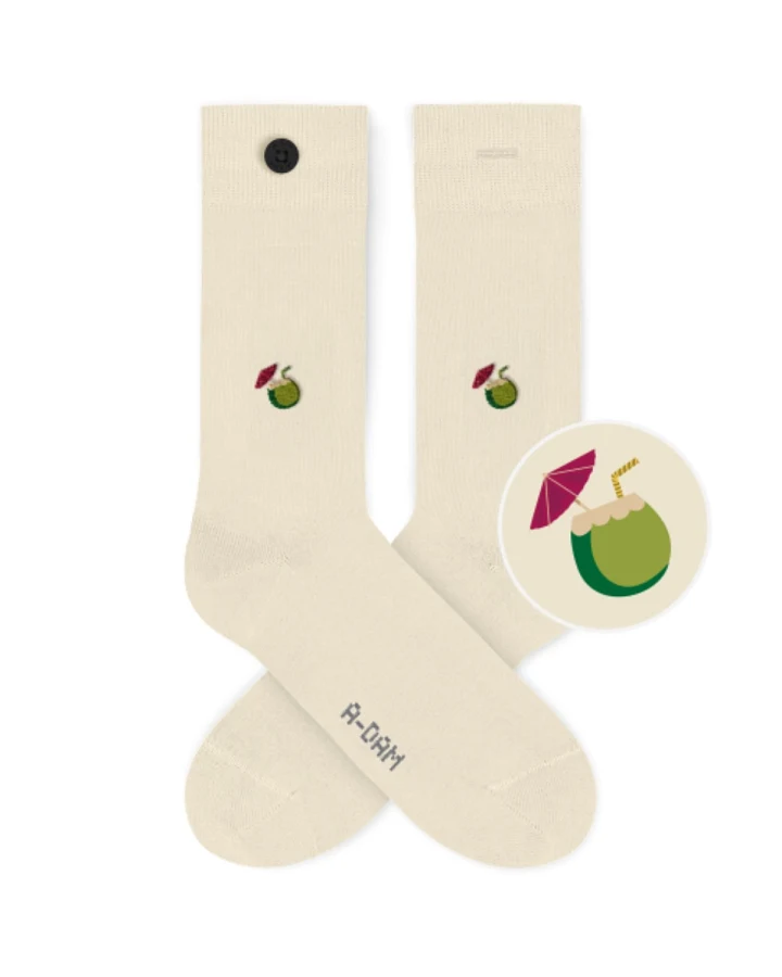 Socken Casual Coconut Off White