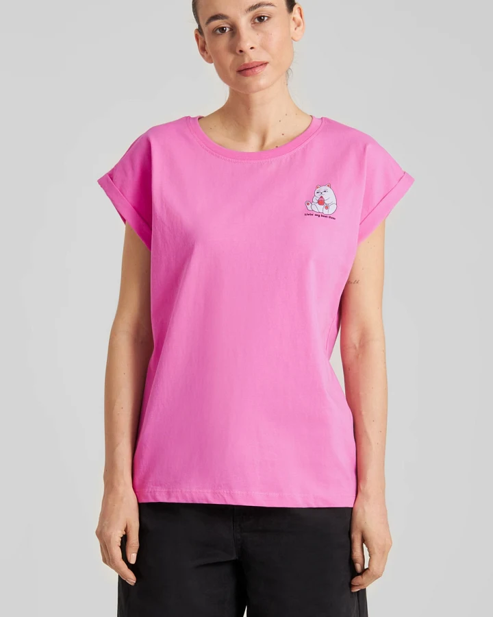 T-Shirt Visby Best Lives Moonlite Pink