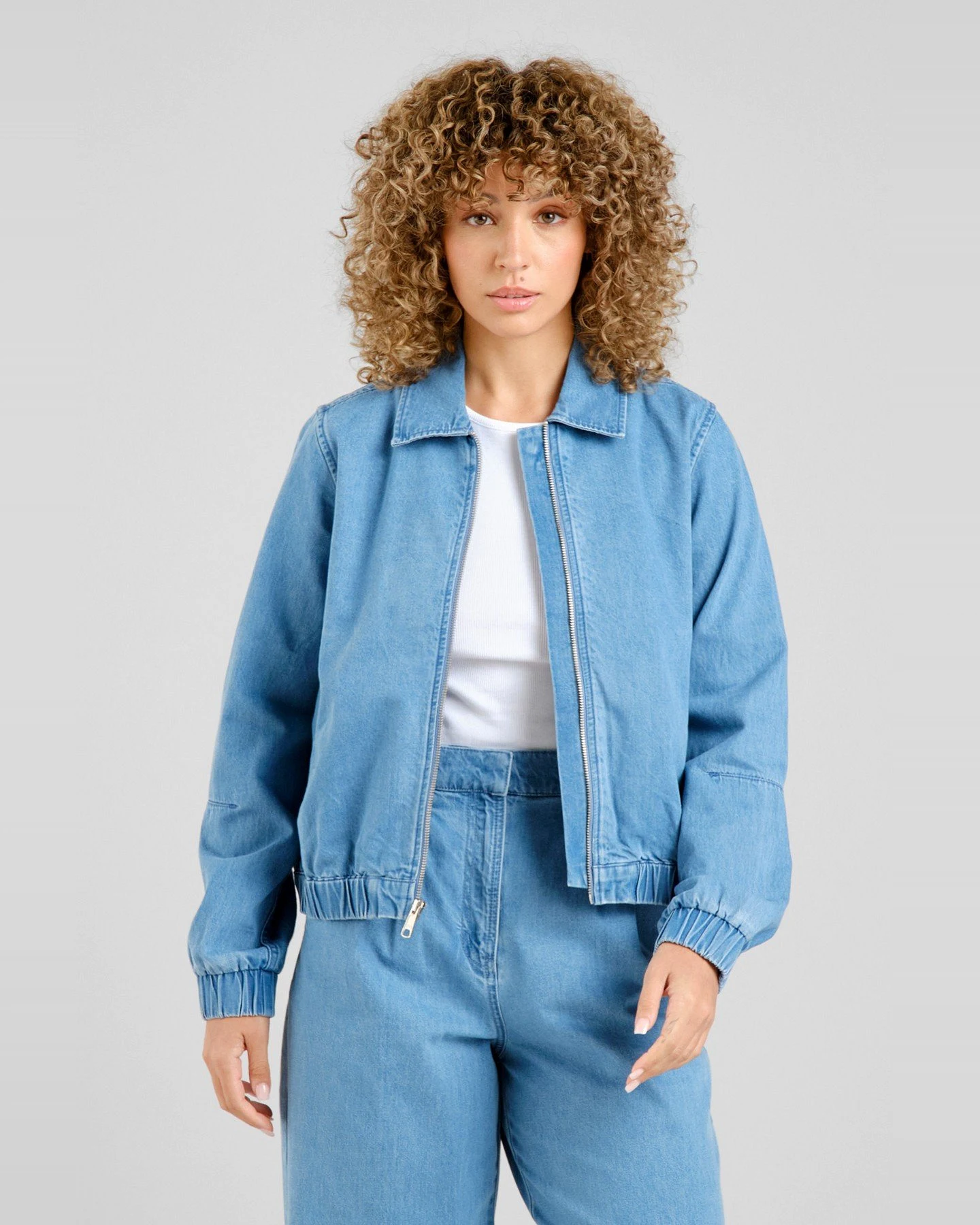 Jacke Sunna Denim Blau – Ansicht 3