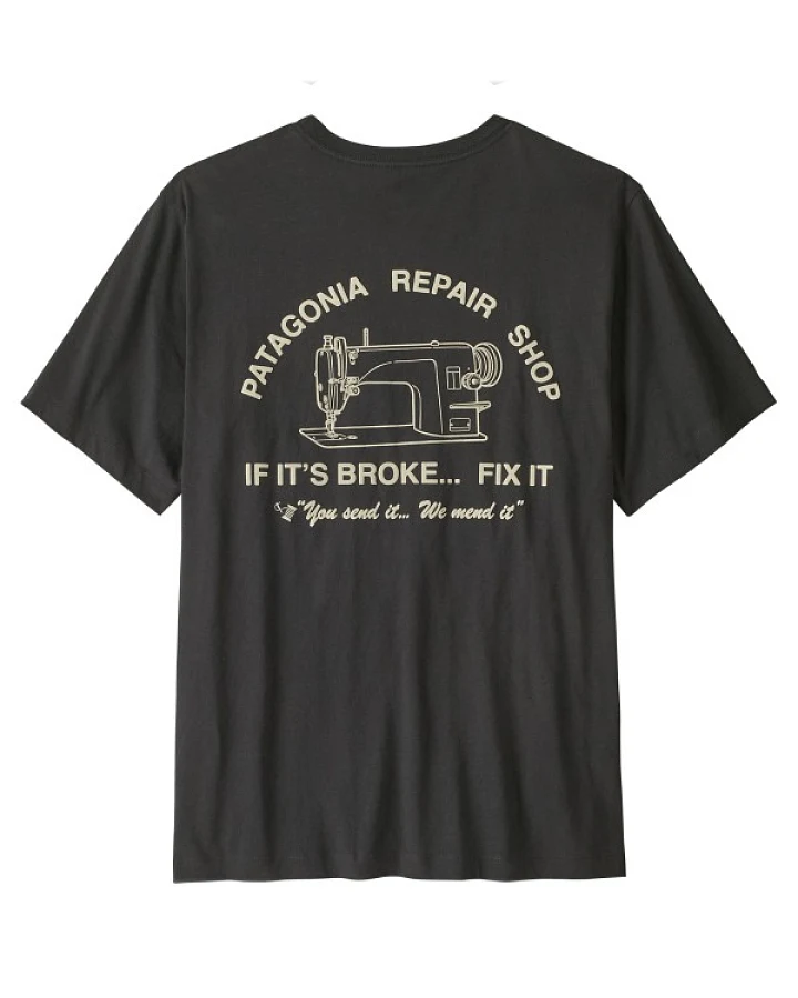Patagonia - Repair Shop T-Shirt - T-Shirt Gr M schwarz/grau