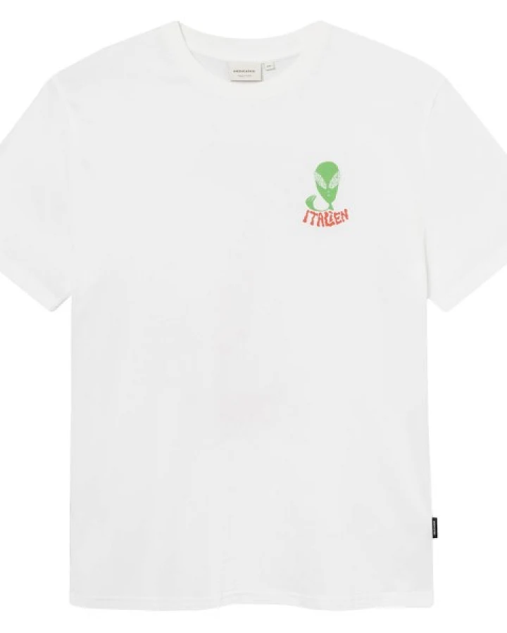 DEDICATED - T-Shirt Stockholm - T-Shirt Gr L weiß
