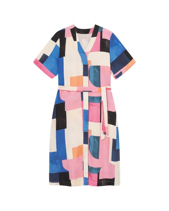 DEDICATED - Women's Dress Kallvik - Kleid Gr M bunt
