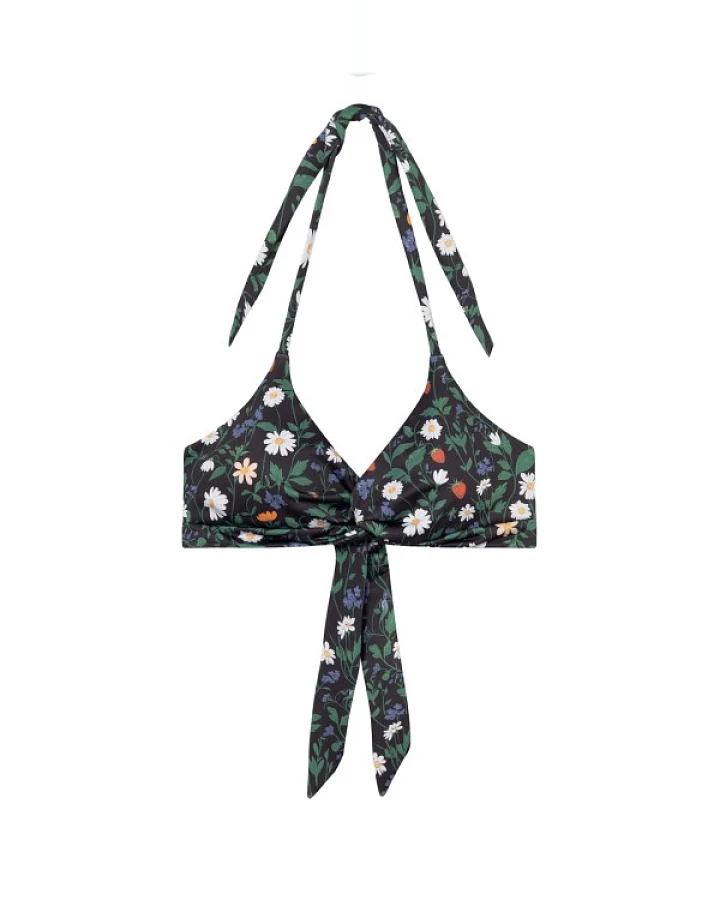 DEDICATED - Women's Bikini Top Gullholma - Bikini-Top Gr L grau