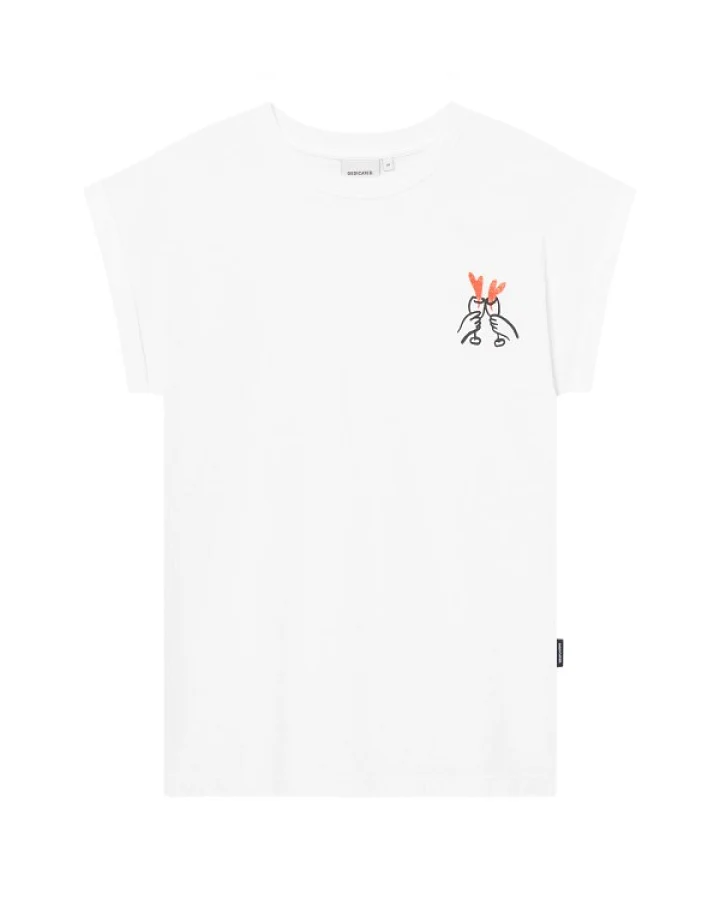 DEDICATED - Women's T-Shirt Visby - T-Shirt Gr XS weiß
