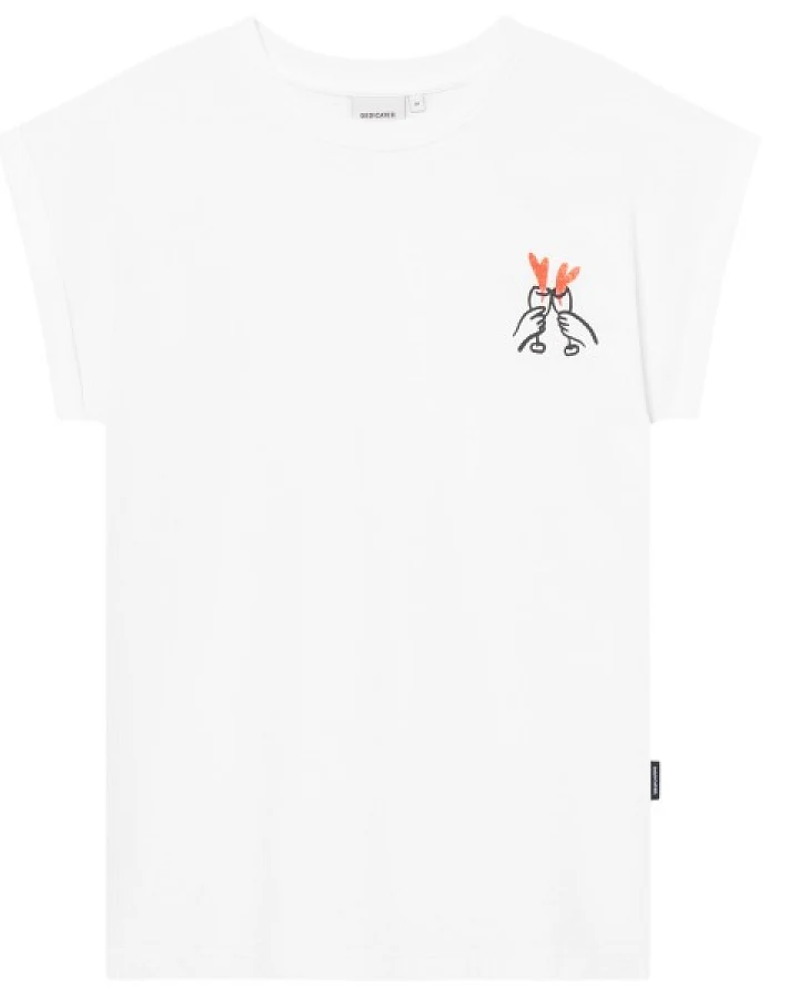 DEDICATED - Women's T-Shirt Visby - T-Shirt Gr XS weiß