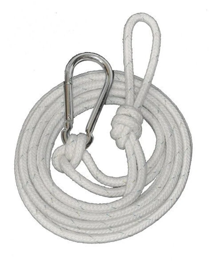 HängemattenGlück Corda, 5m Seil & großer Karabiner für Hängematten