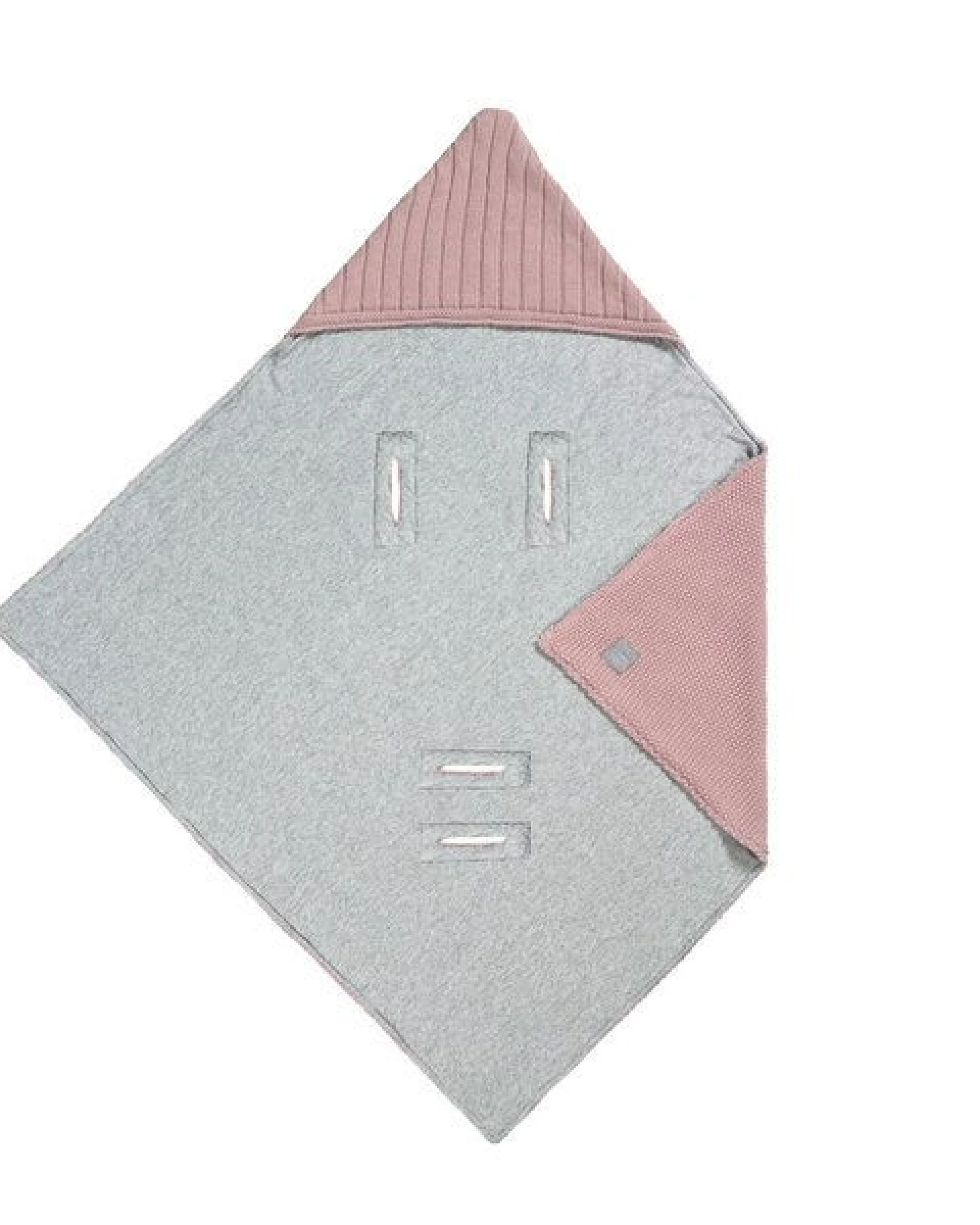 Lässig Babydecke -Einschlagdecke - Knitted Blanket GOTS – Ansicht 2