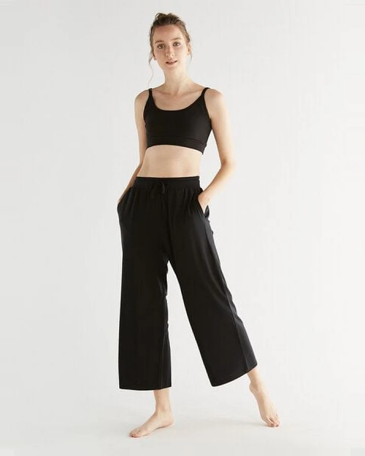 TRUE NORTH Damen 3/4 Yogahose Tencel