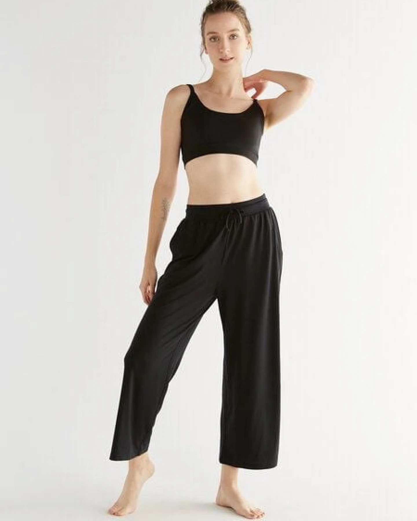 TRUE NORTH Damen 3/4 Yogahose Tencel – Ansicht 2