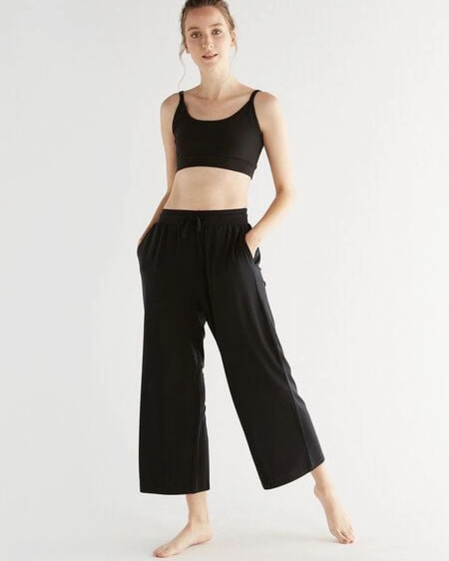 TRUE NORTH Damen 3/4 Yogahose Tencel – Ansicht 2
