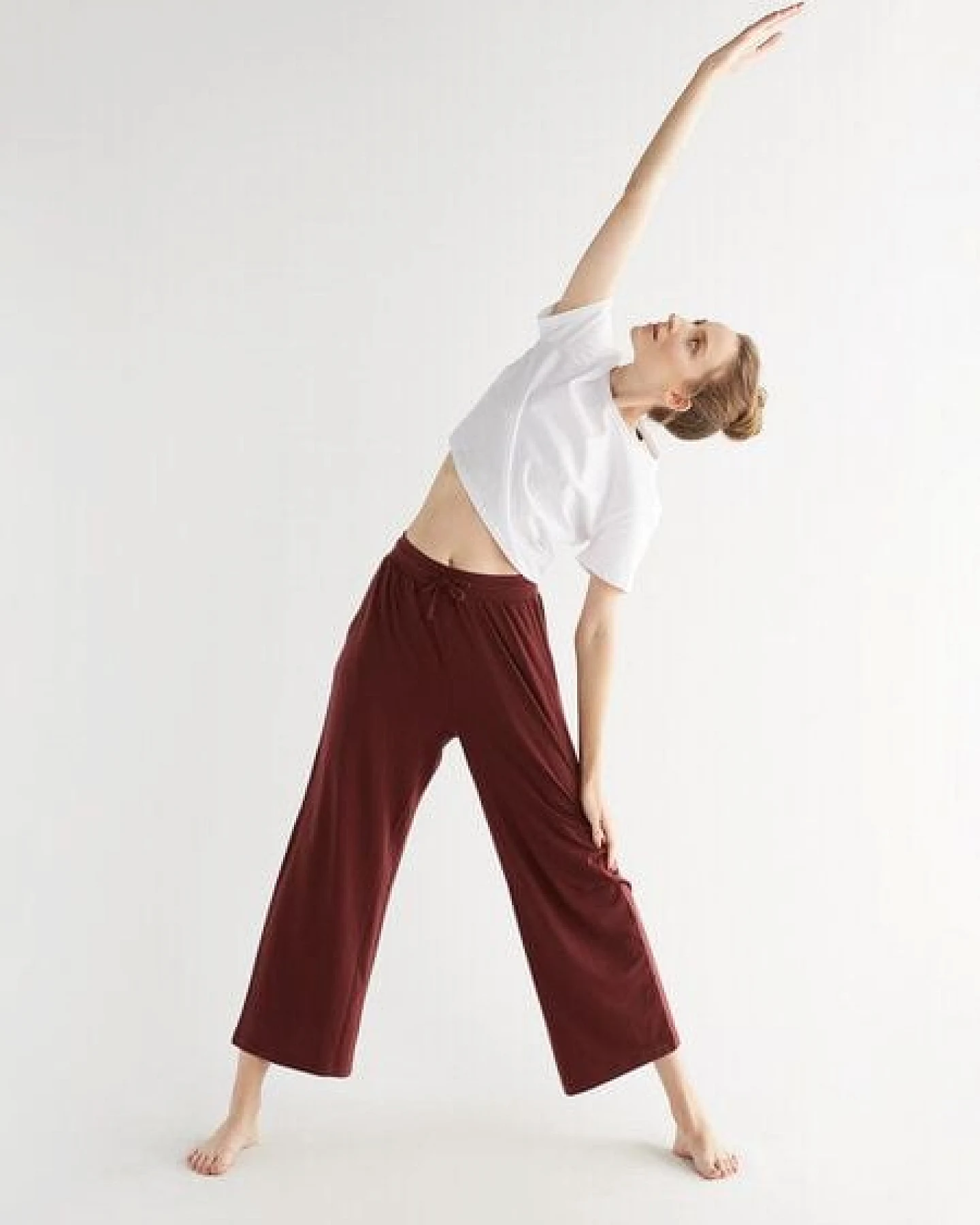 TRUE NORTH Damen 3/4 Yogahose Tencel – Ansicht 2