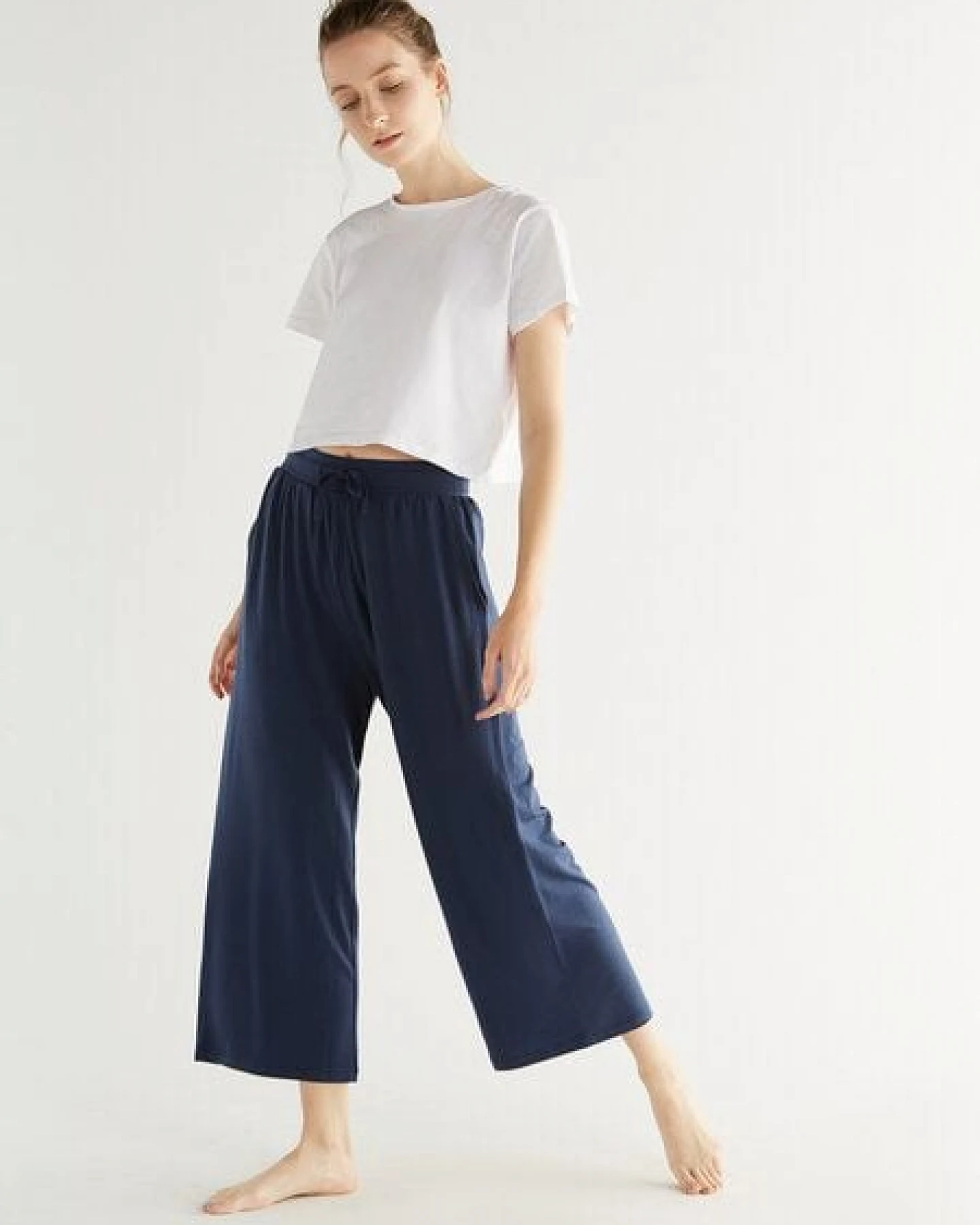 TRUE NORTH Damen 3/4 Yogahose Tencel – Ansicht 2