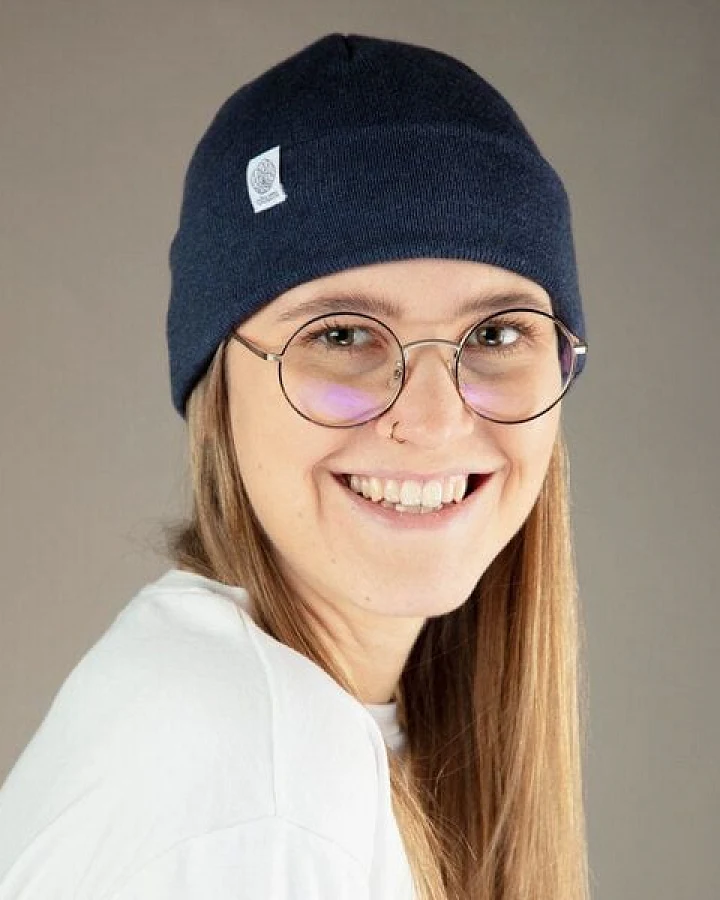 obumi Mütze Feinstrick aus Bio Baumwolle