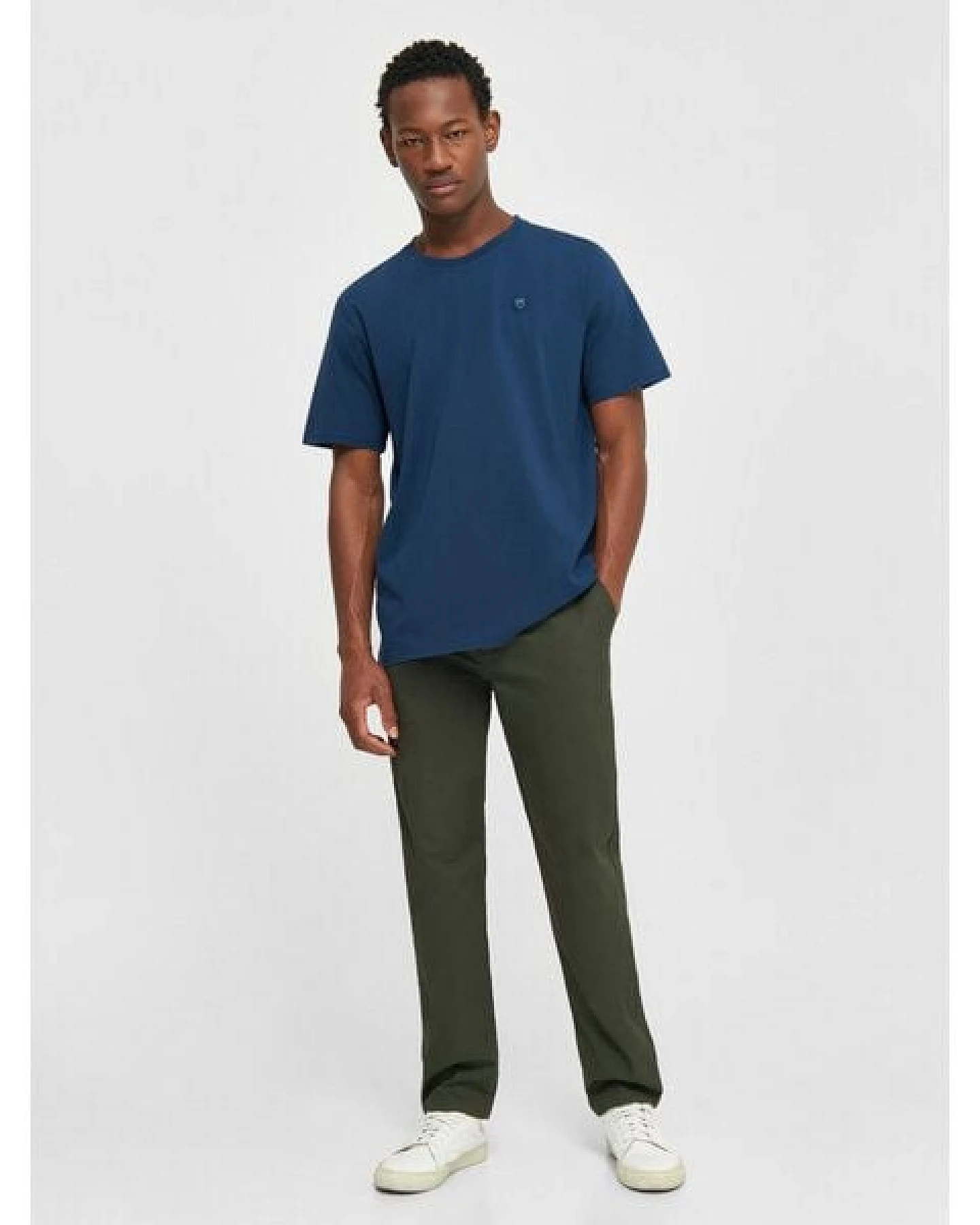 KnowledgeCotton Apparel Chinohose POPLIN CHUCK aus Bio-Baumwolle – Ansicht 2
