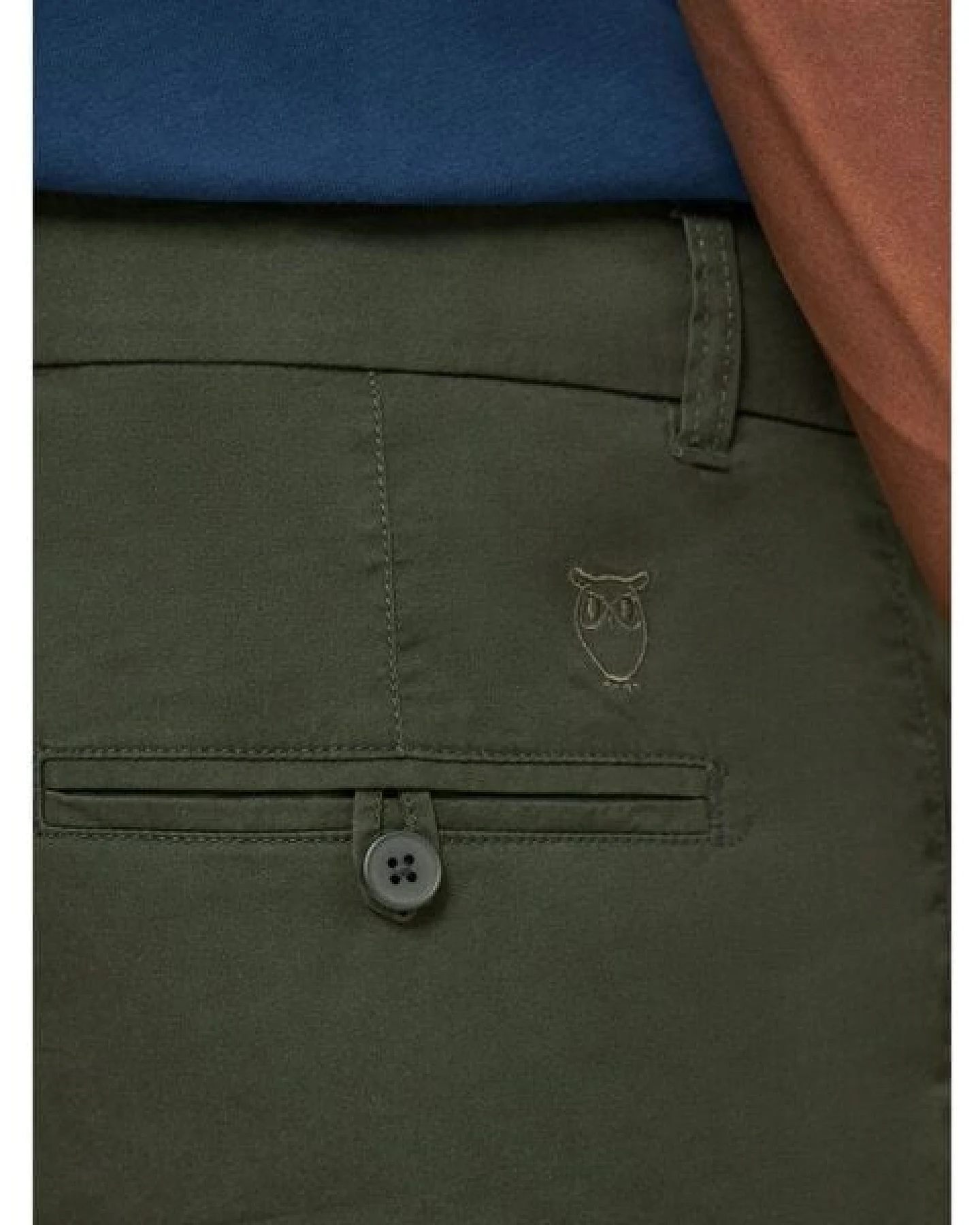 KnowledgeCotton Apparel Chinohose POPLIN CHUCK aus Bio-Baumwolle – Ansicht 4