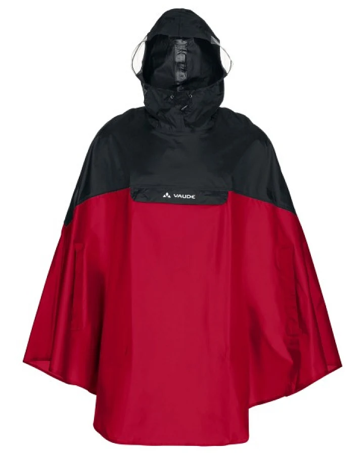 Vaude - Covero Poncho II - Fahrradjacke Gr M rot