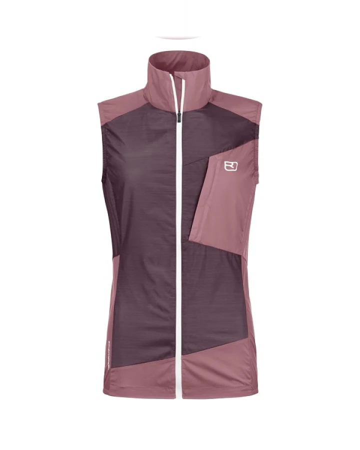 Ortovox - Women's Trace Windbreaker Vest - Merinoweste Gr XS lila