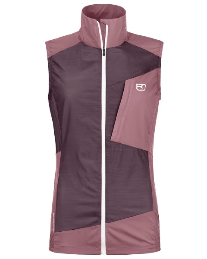 Ortovox - Women's Trace Windbreaker Vest - Merinoweste Gr XS lila