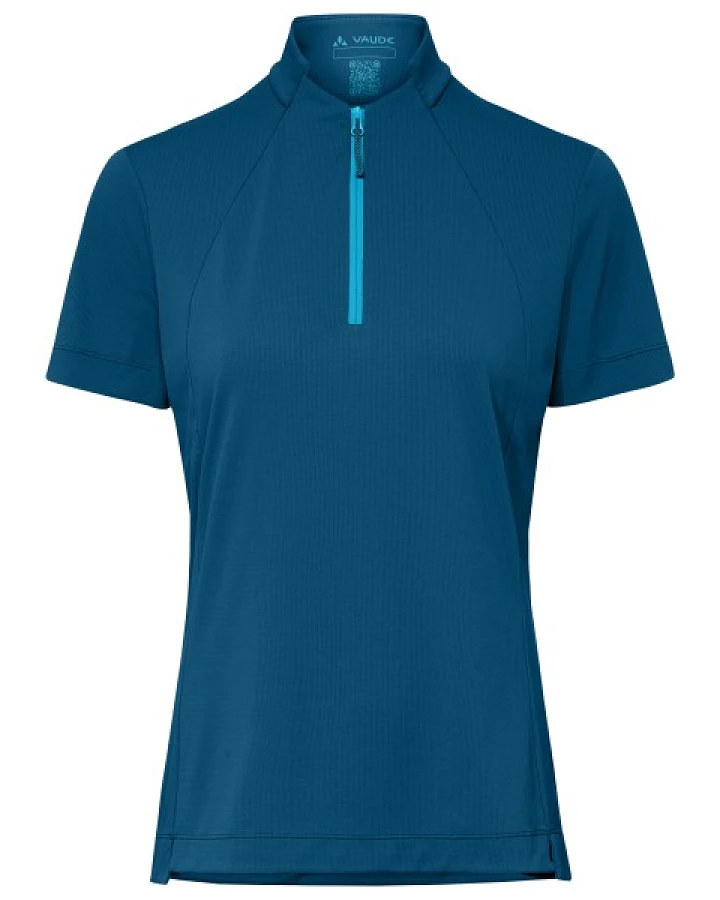 Produktseite: Vaude - Women's Adlux Half Zip Shirt - Radtrikot Gr 36 blau