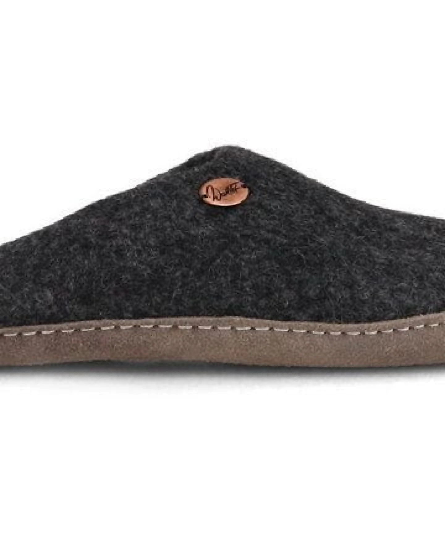 WoolFit Handgefilzte Pantoffeln ohne Fersenrand Hausschuhe aus 100% Wolle – Ansicht 3