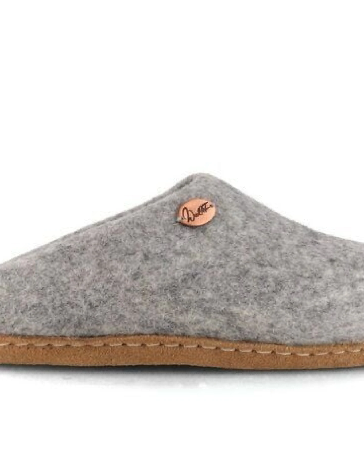 WoolFit Handgefilzte Pantoffeln ohne Fersenrand Hausschuhe aus 100% Wolle – Ansicht 3
