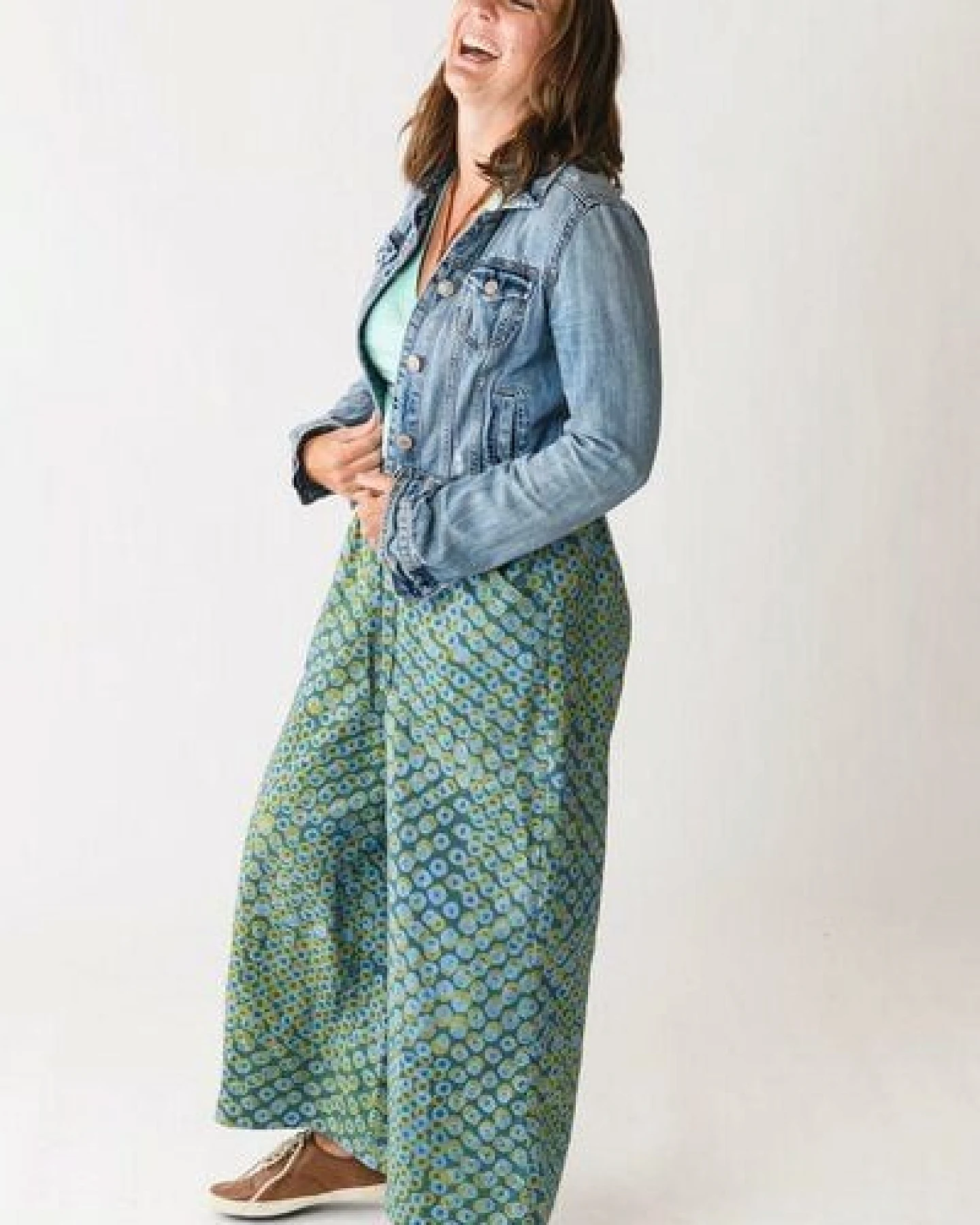 Global Mamas Bio Hose Crop - WIDE LEG SUMMER – Ansicht 3