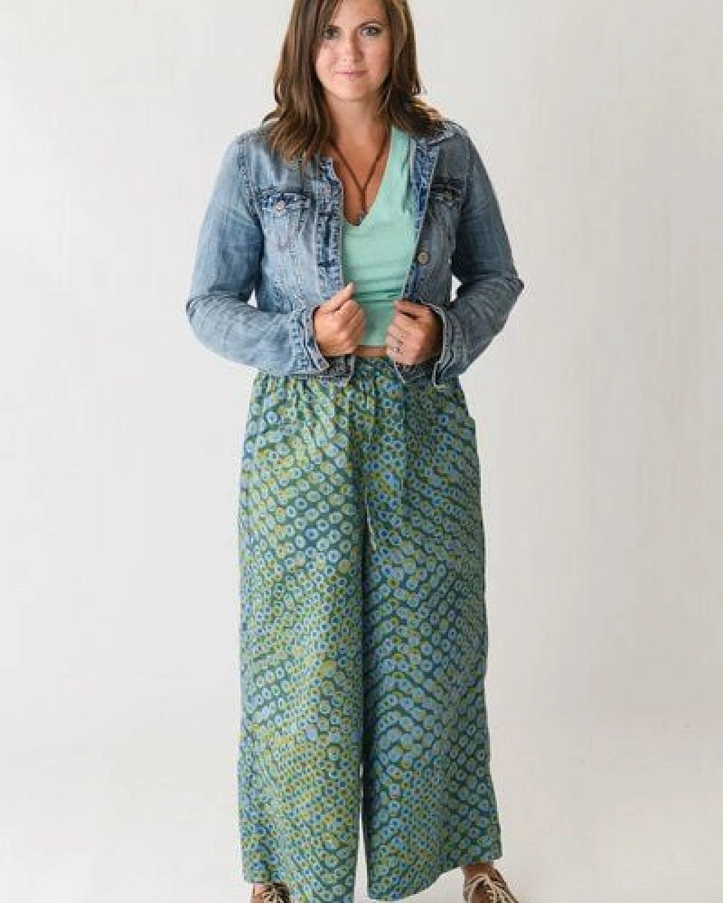 Global Mamas Bio Hose Crop - WIDE LEG SUMMER – Ansicht 4