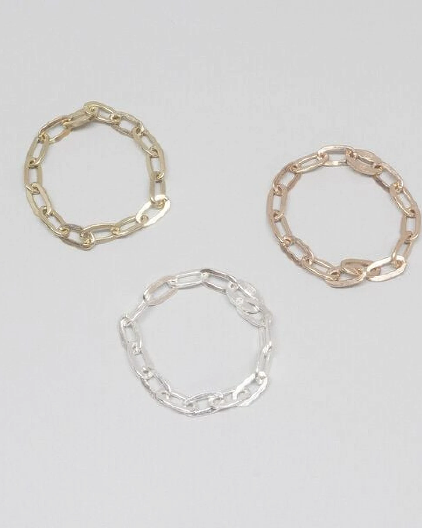 fejn jewelry Ring `link chain` – Ansicht 2