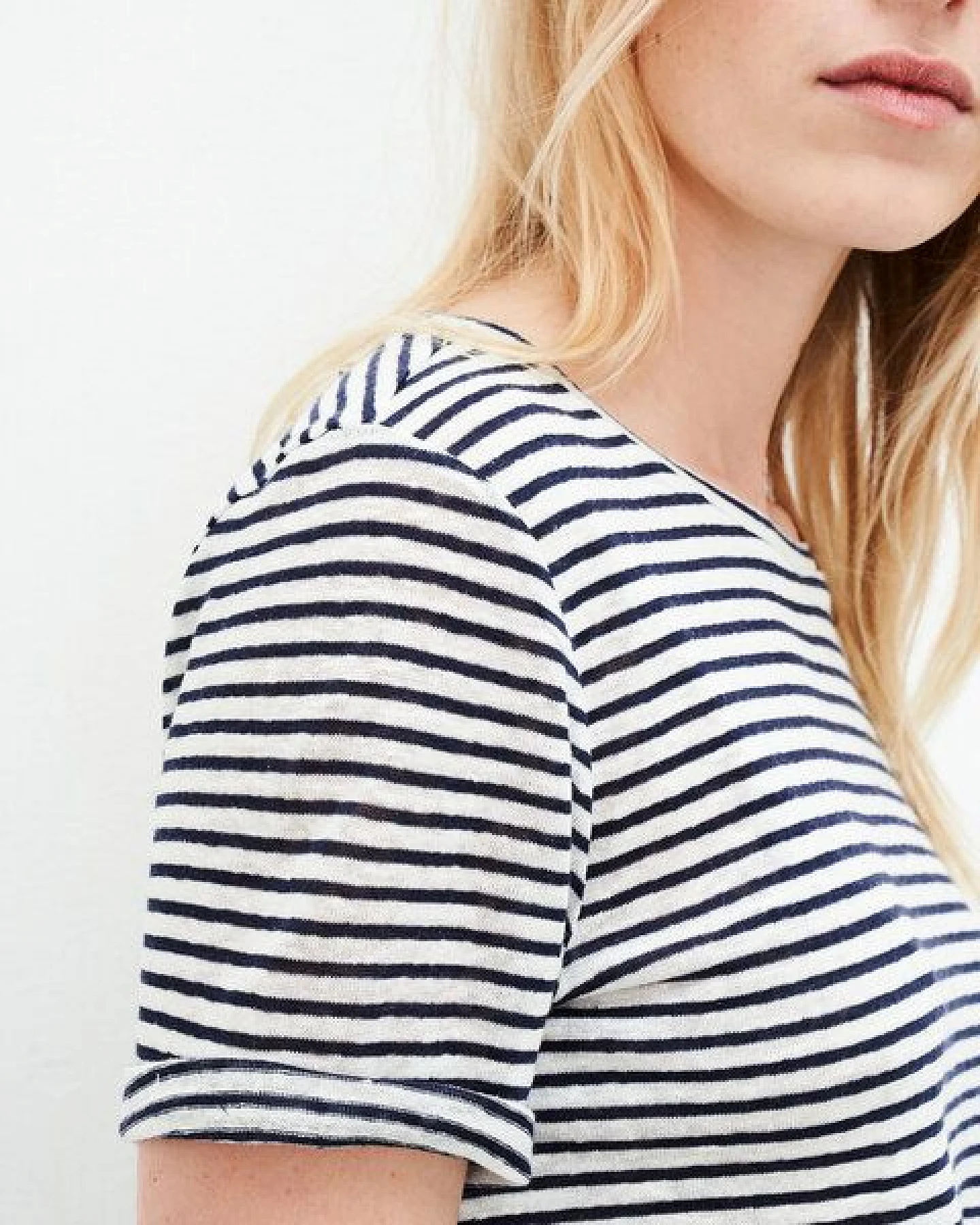 Kuyichi T-Shirt Olivia Striped – Ansicht 2