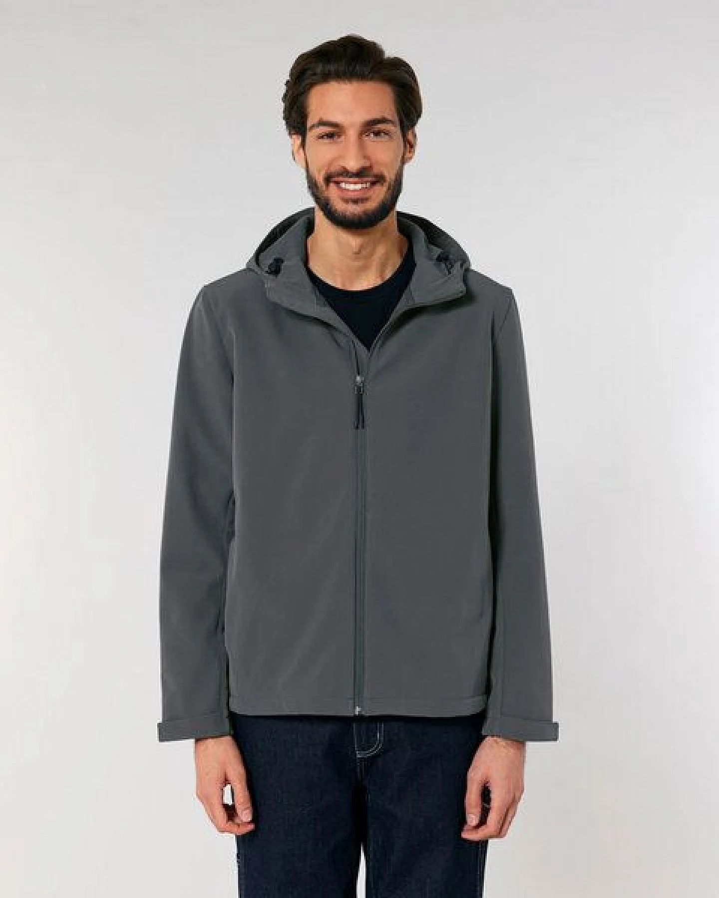 YTWOO Herren Eco Softshell Jacke mit Kapuze – Ansicht 2