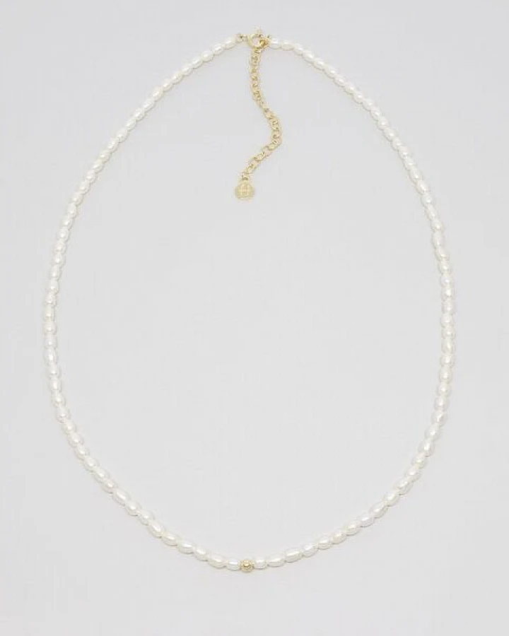 fejn jewelry Set Kette Ornament + Kette Pearl