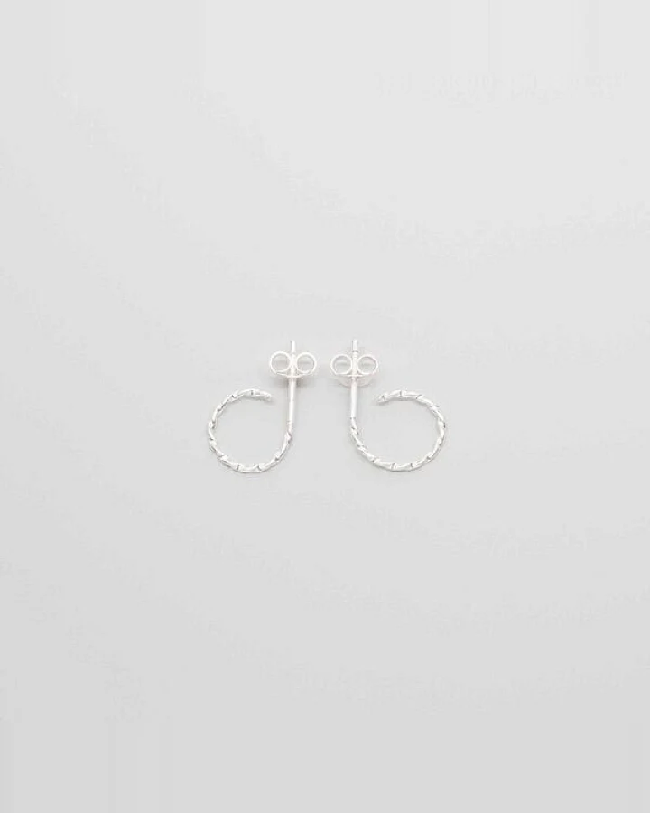 fejn jewelry Set Tiny Twisted Hoops - Creolen XS und M