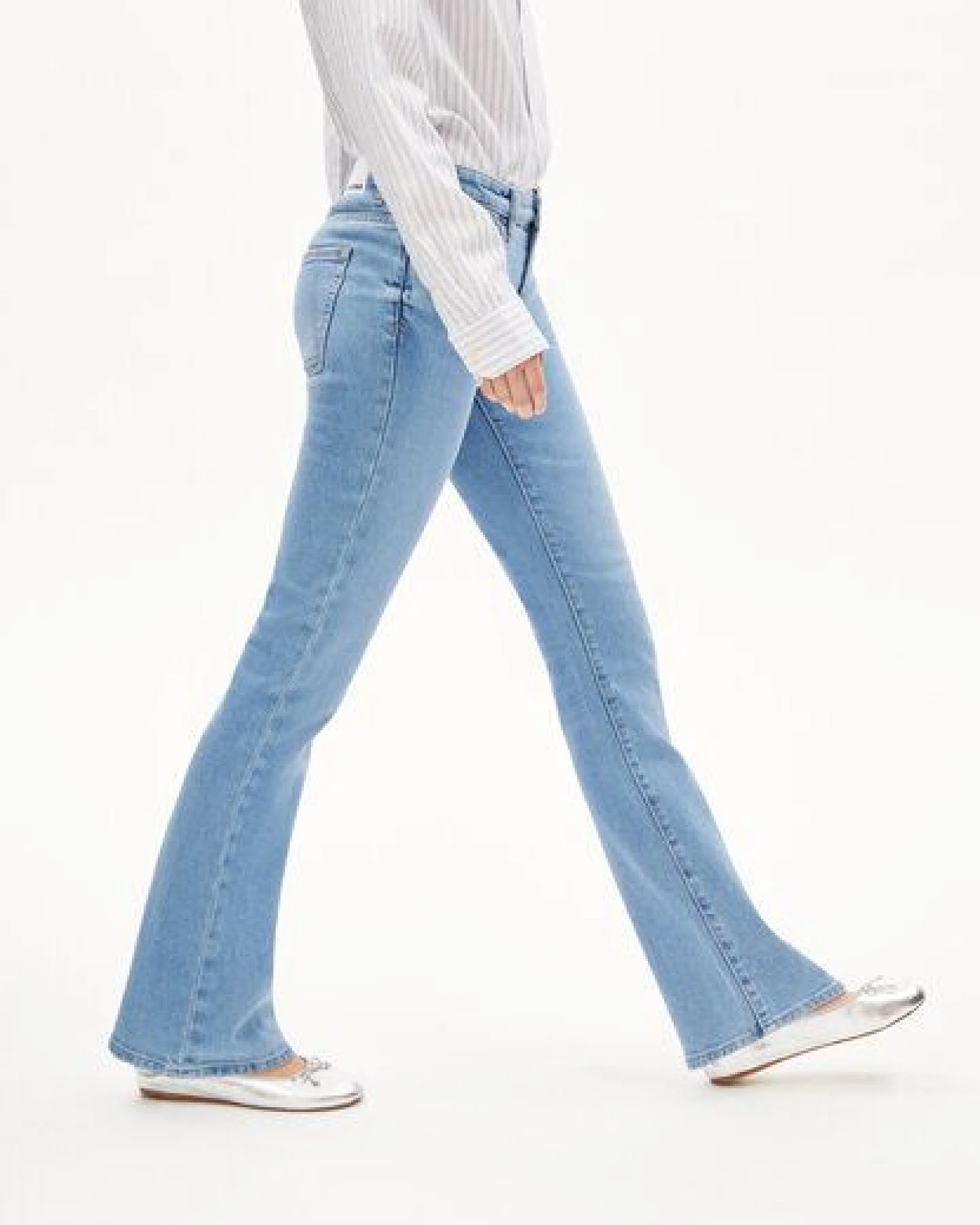 ARMEDANGELS LINNAA LOW - Damen Bootcut Low Waist aus Bio-Baumwoll Mix – Ansicht 4