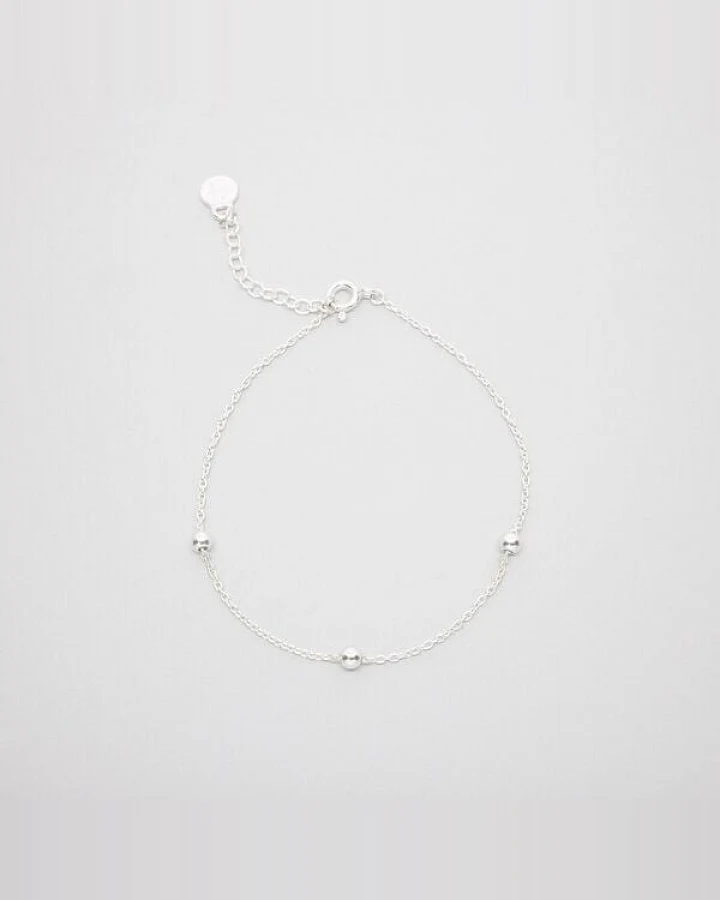 fejn jewelry Armband 'triple ball' mit drei Kugeln