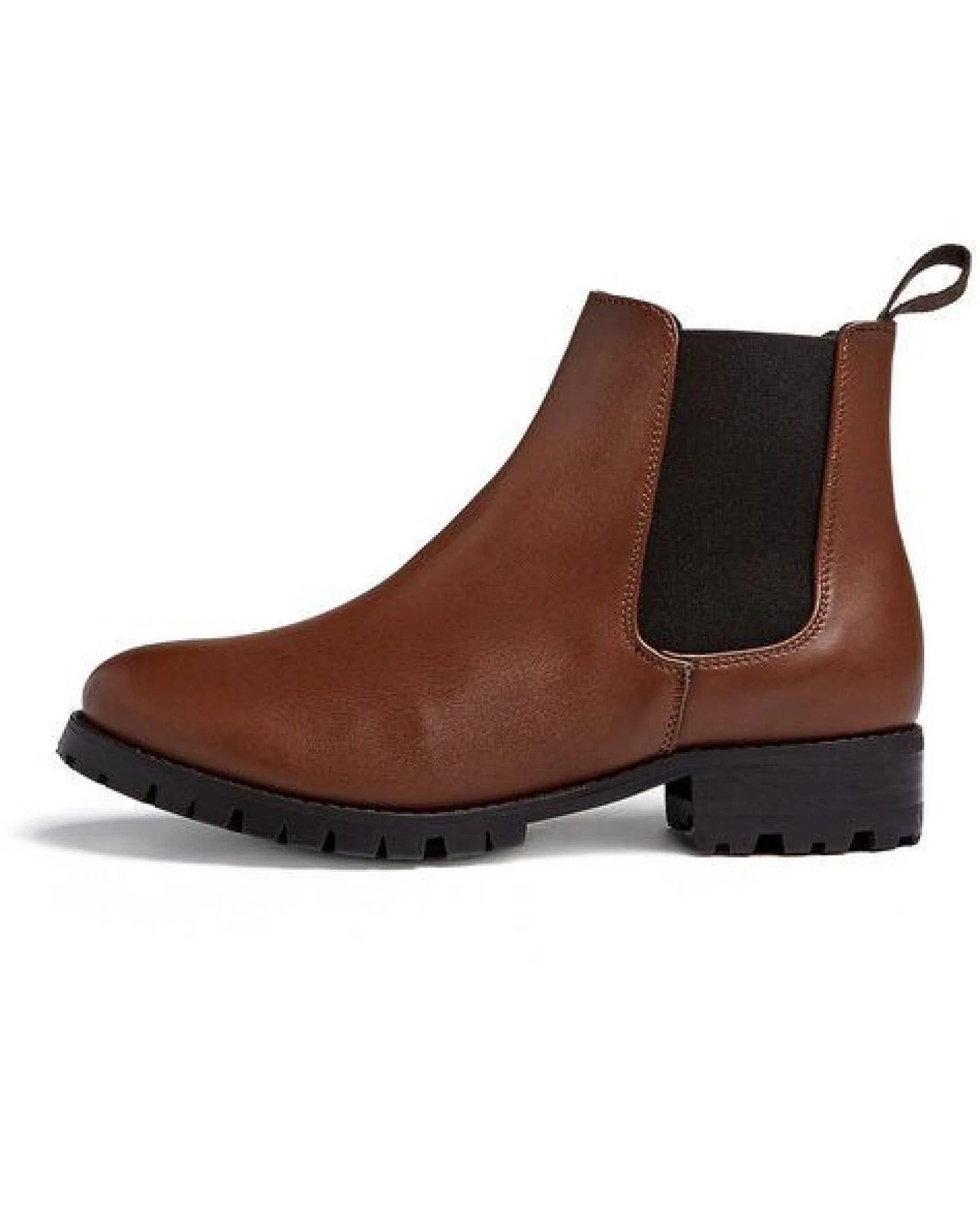 Will's Vegan Shop Luxe Chelsea-Stiefel mit tiefem Profil – Ansicht 3
