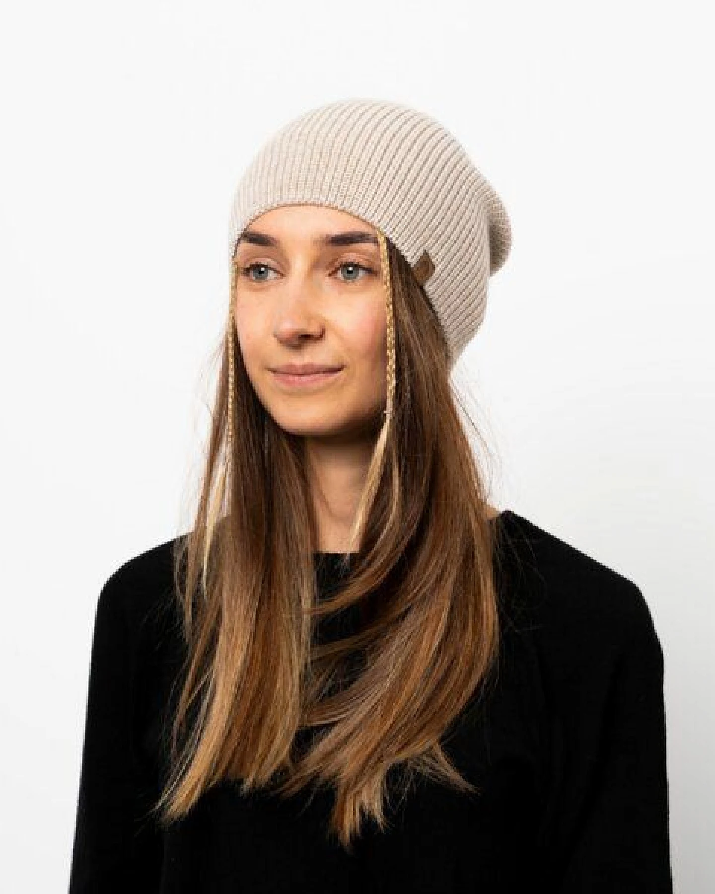 Kopyto DEER - Mütze 100% RWS Merinowolle Mulesingfrei, leichte Beanie ohne Umschlag, Unisex – Ansicht 2