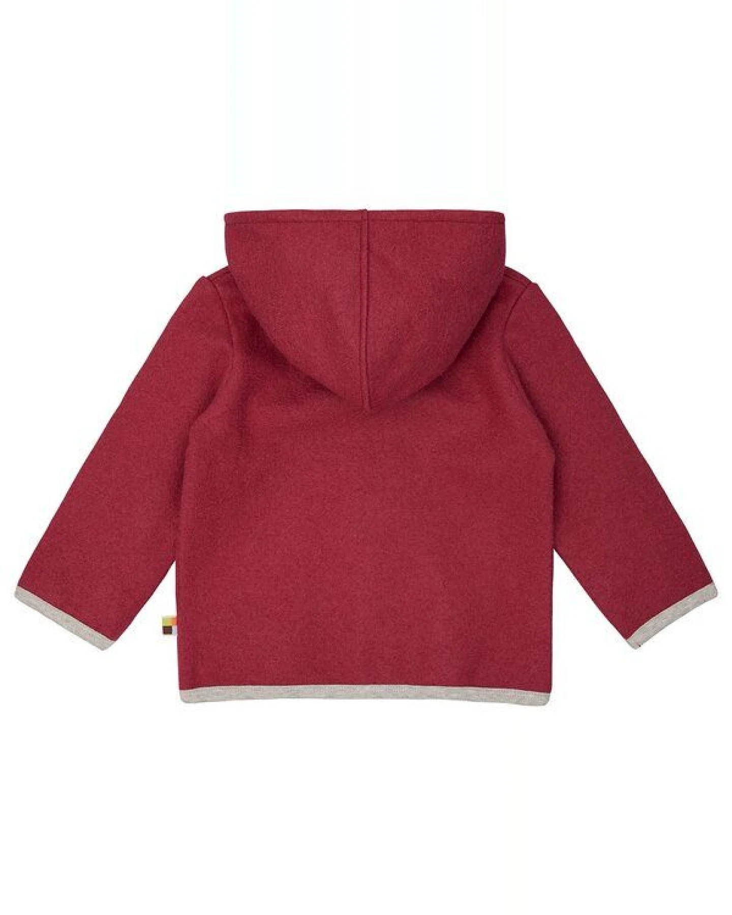 loud + proud Babys & Kinder Jacke Wollwalk, GOTS-zertifiziert – Ansicht 2