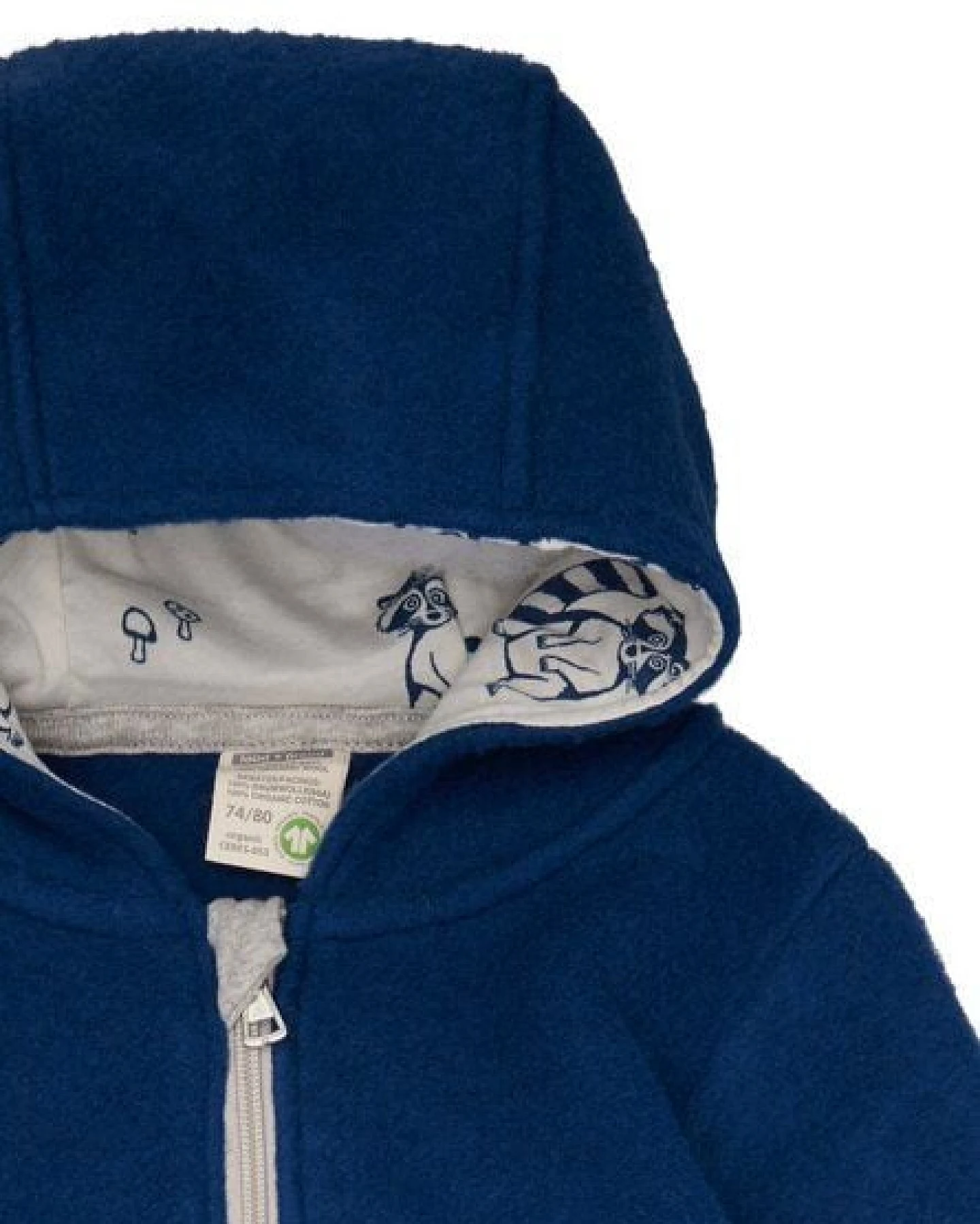 loud + proud Babys & Kinder Wollfleece-Overall, GOTS-zertifiziert – Ansicht 3