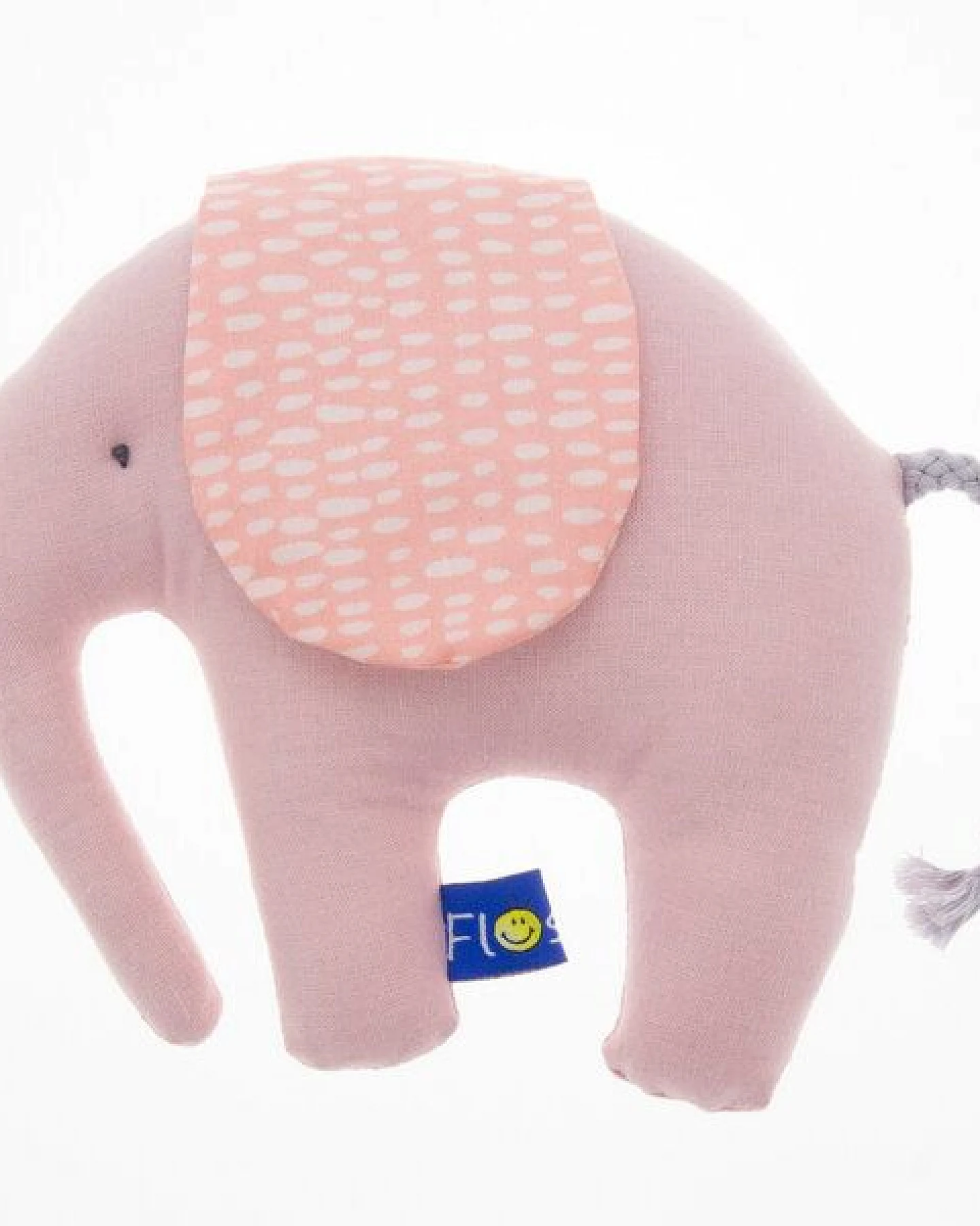 Flosinn Knistertier Baby Kleiner Elefant Bio-Greifling als Geburtsgeschenk – Ansicht 3