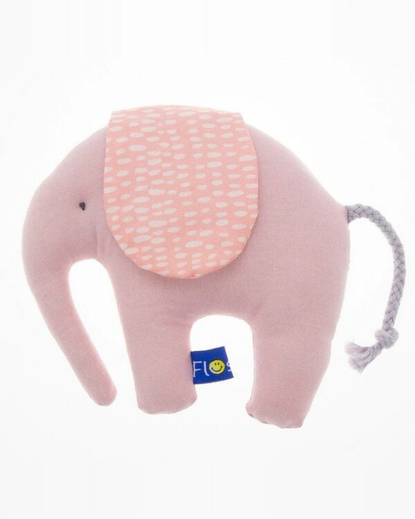Flosinn Knistertier Baby Kleiner Elefant Bio-Greifling als Geburtsgeschenk – Ansicht 3