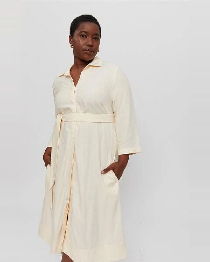 AYANI Mariam Leinenhemdkleid