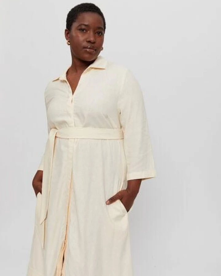 AYANI Mariam Leinenhemdkleid