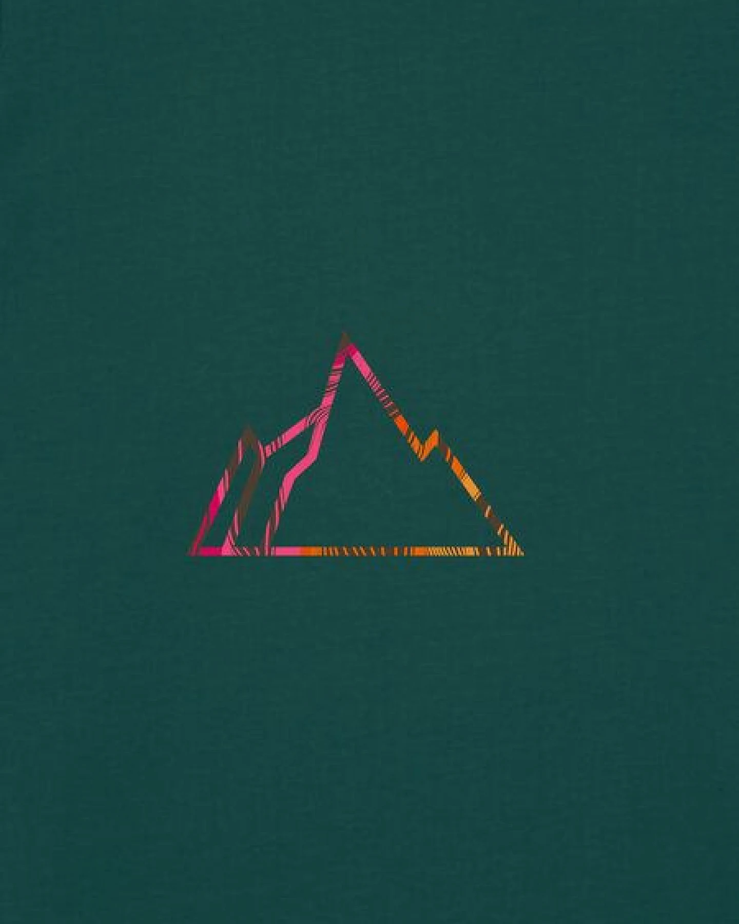 Kultgut Artdesign - Biofair - Vegan Klassik Shirt /Little Faded Mountain – Ansicht 2