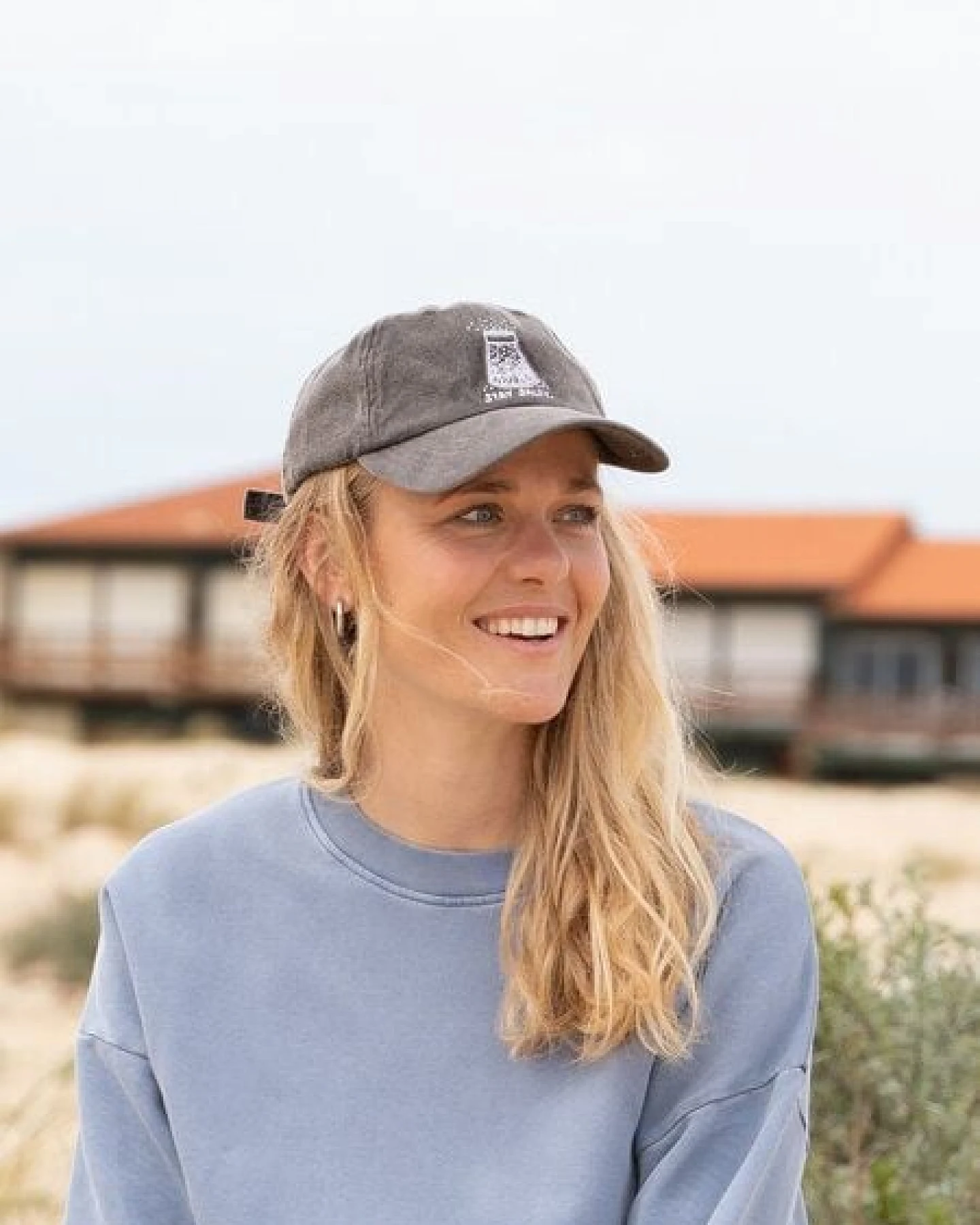 FUXBAU Stay Salty Dad Cap - salzschwarz – Ansicht 2