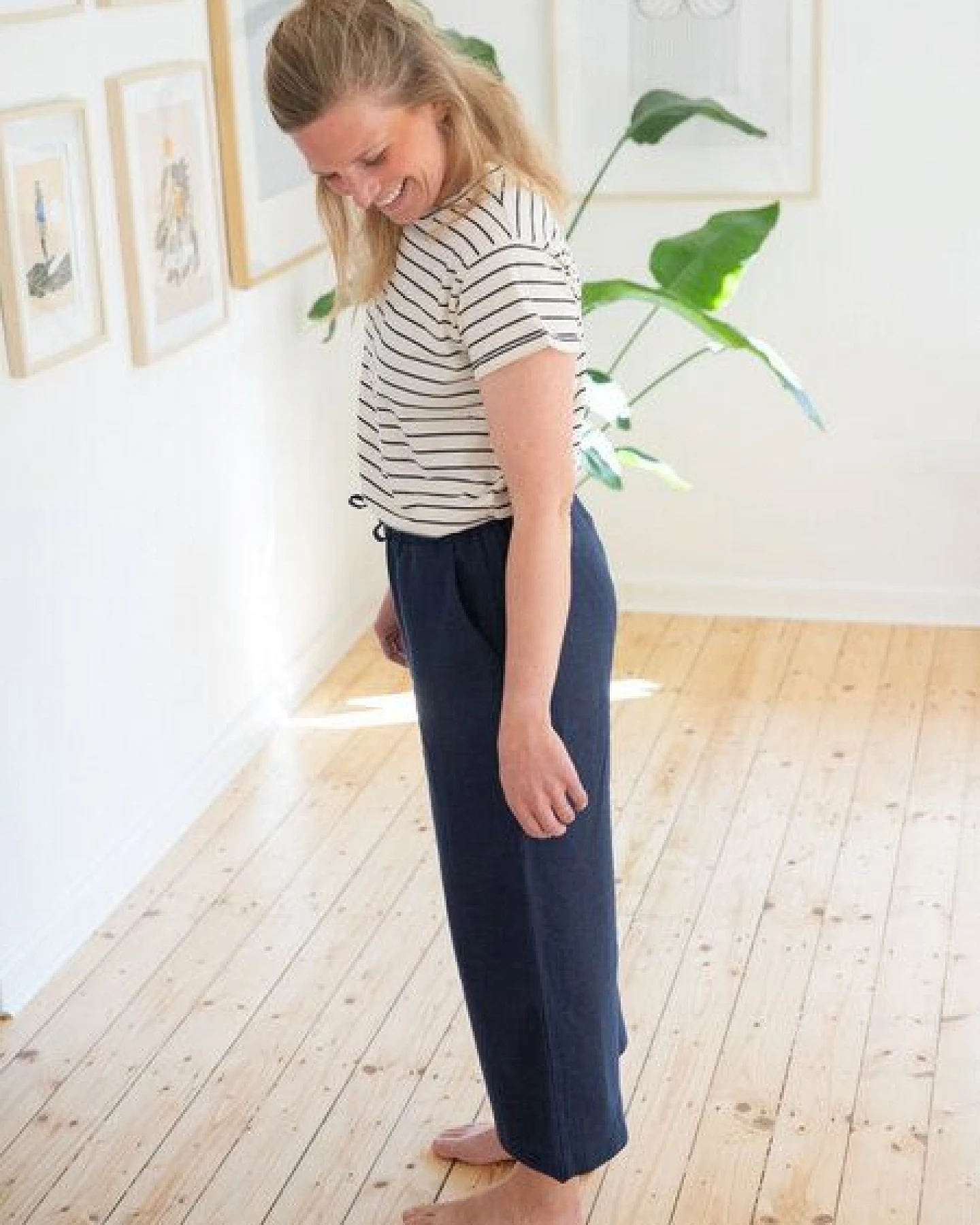 FUXBAU Frauen Leinenhose – Ansicht 3