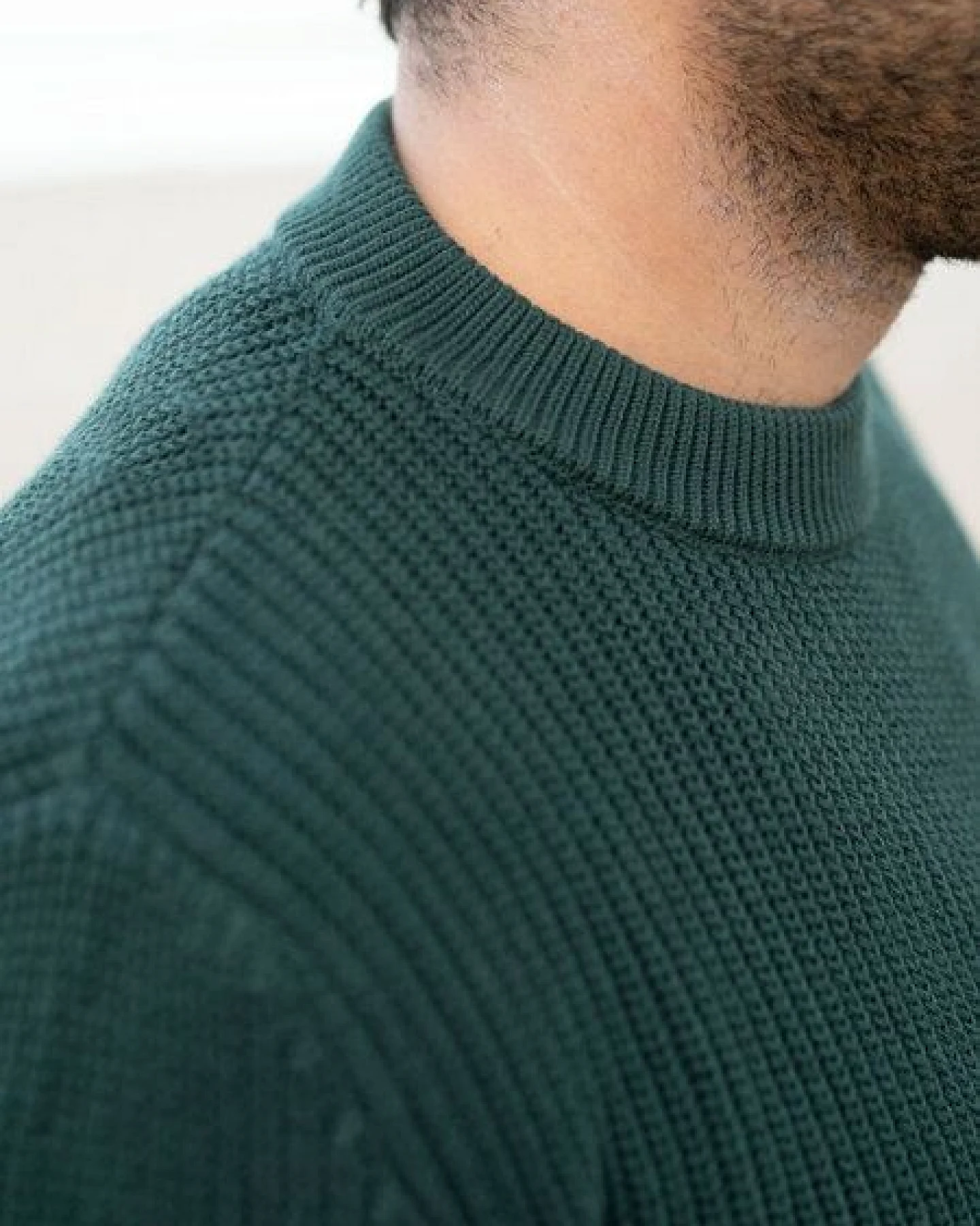 FUXBAU 4Seasons Männer Strickpullover – Ansicht 3