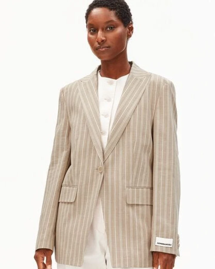 ARMEDANGELS STRIPE MIKULAA Damen Blazer aus Bio-Baumwolle
